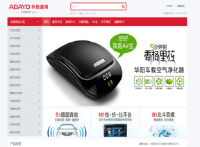 华阳通用电子网站建设